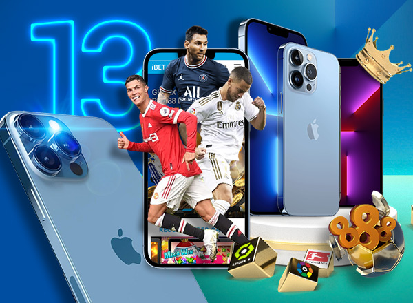 100 Brand New iPhone 13 Pro Max To Be Won, Bet On Football & Win 8 Times Consecutively